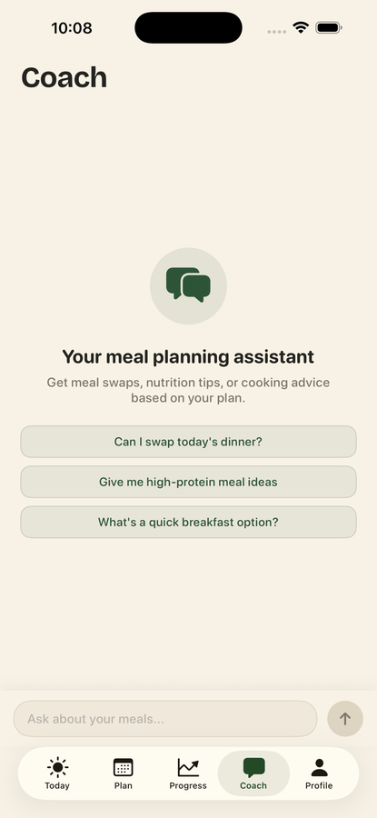 Cado meal planning assistant
